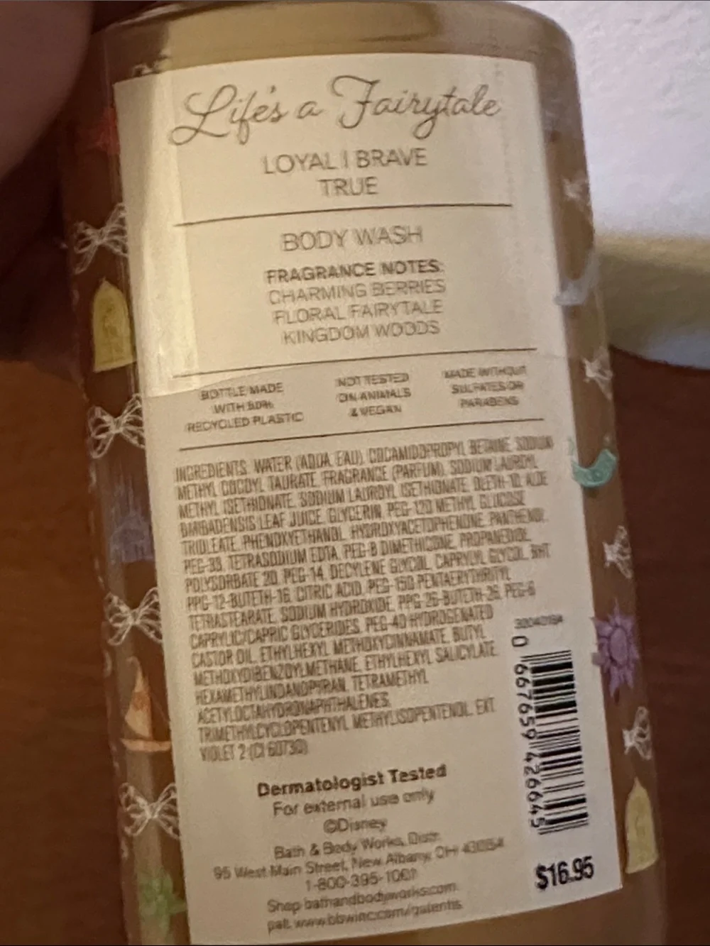 Bath & Body Works Rose Gold Disney Princess Life's a Fairytale Body Wash